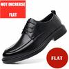 3/6/8cm Heel Increase Leather Shoes for Men Spring Summer New Designer British Style Black Groom Wedding Elevator Shoes Man