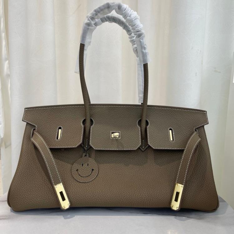 Grenzüberschreitender Trend Tasche kurze Version übergroße tragbare Schultertasche TOGO erste Schicht Rindsleder großes Fassungsvermögen Riesenpackung