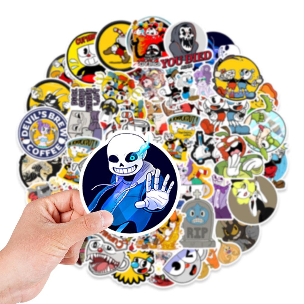 50 Game Graffiti Stickers Hand with Laptop Mobile Phone Water Cup Decoration Creative Stickers Personality
