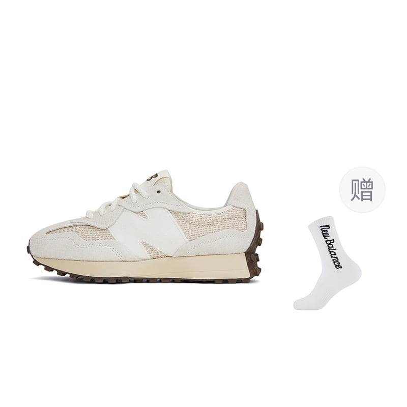 New Balance 327 Creme Geflochten U327WVA