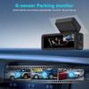 Soam Dash Cam Front And Rear 4K+2.5K Camera DVR  24H Parking Mode 3.2 " IPS Screen Built-in WiFiGPS ADAS Night Vision Car DVR