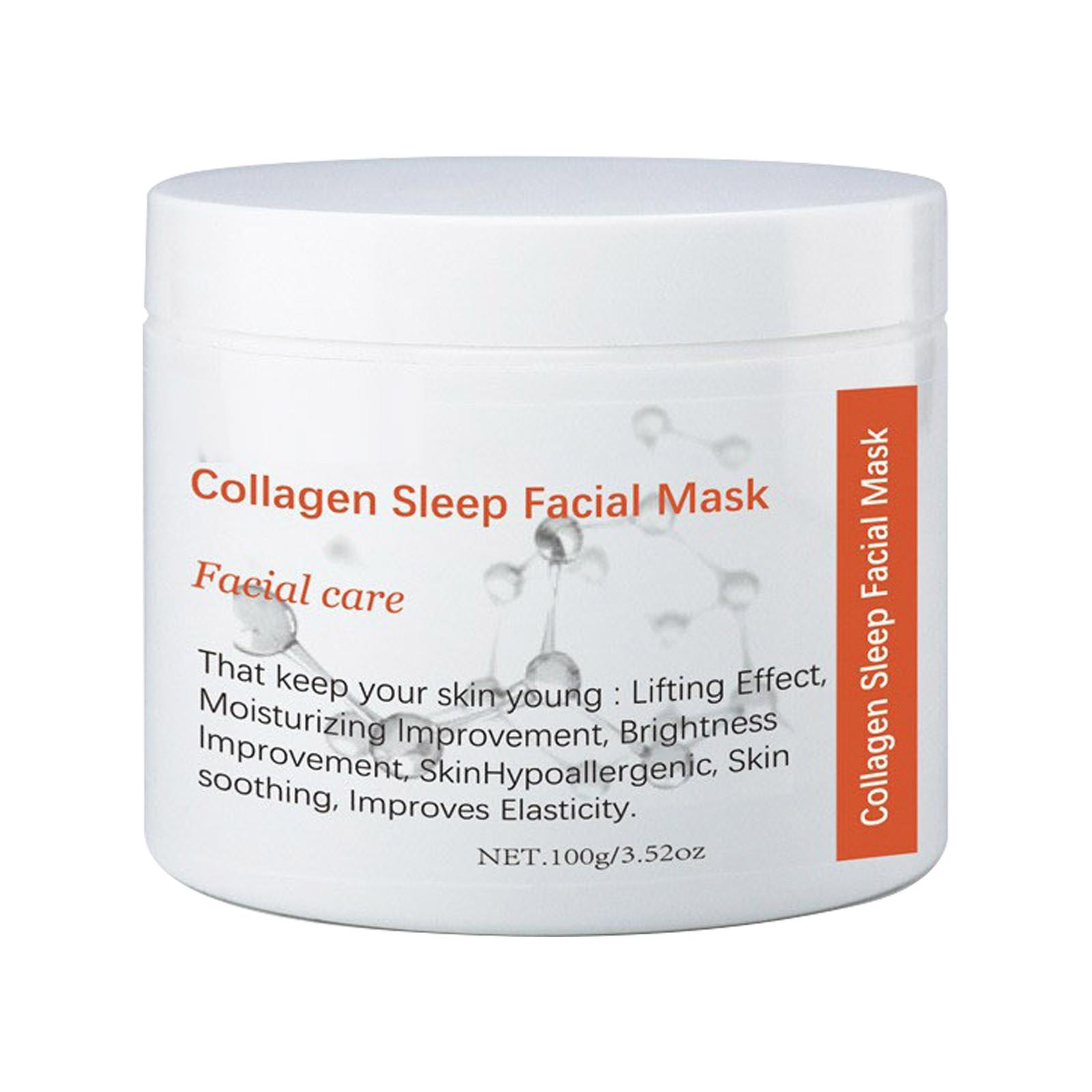 

Ночная маска для лица Wash Free, гиалуроновый увлажняющий крем, глубоко увлажняет кожу, нежный увлажняющий лосьон для ухода за кожей, 1 шт., 100 г One Size белый