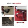1.5" or 2" Heavy-Duty Silent Swivel Caster with Brake, Snap Ring, and Wear-Resistant Trolley Shelf Roller