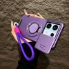 Armor Magnetic Case for Redmi Note 14 13 Pro Plus 5G 4G  Xiaomi 14T Pro With Lanyard Slide Camera Protection Shockproof Cover