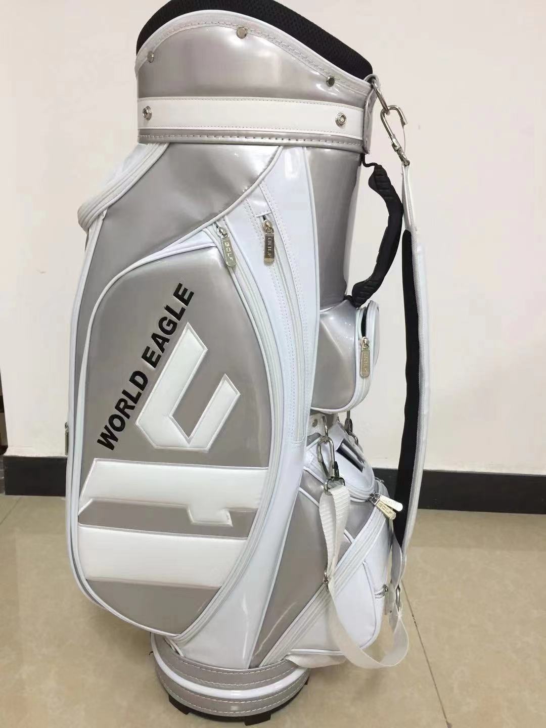 Professional Golf Cart Bag Custom Golf Club Carrier Premium Waterproof Golf Bag Factory Direct серебро белый
