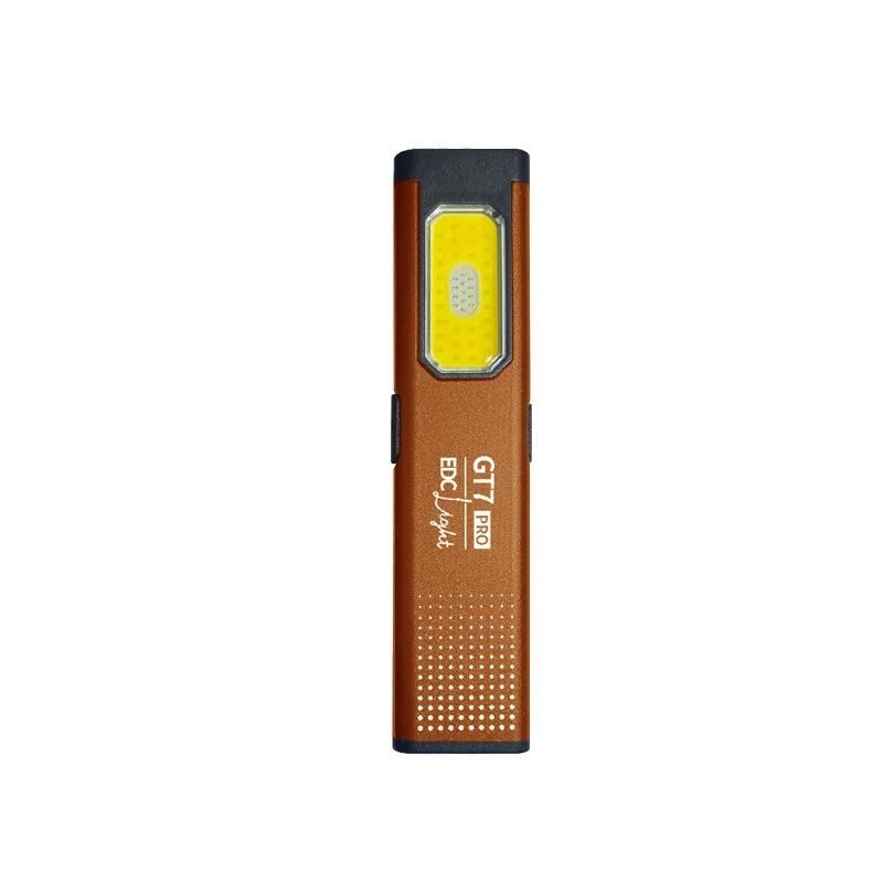 Magnetic Work Light 5 Light Modes 37g Ultra Lightweight EDC Portable Hands Free Rechargeable Clip on Flashlight Outdoor Repair