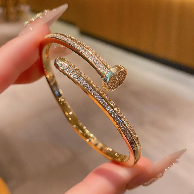 Light Luxury Nail Bracelet, Open Bracelet