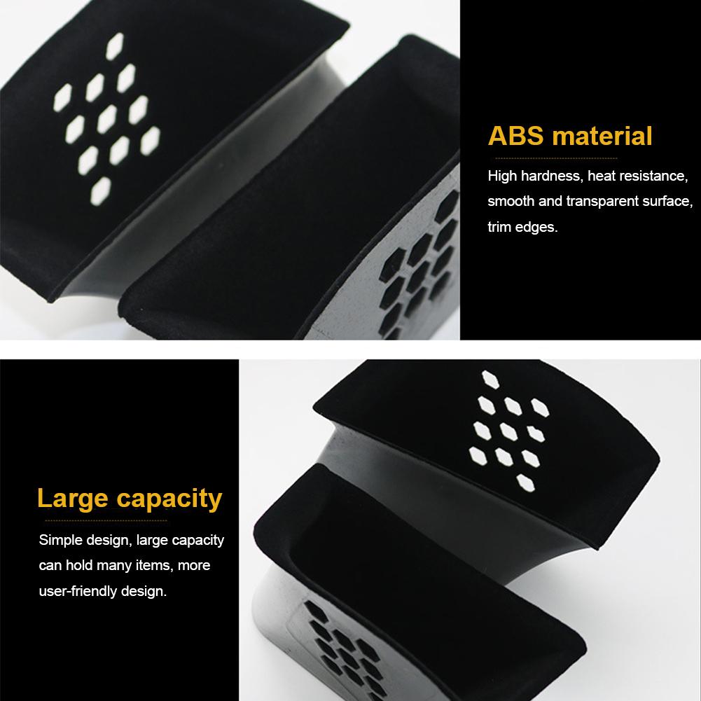 2Pcs Car Interior Center Console Gap Armrest Holder Organizer Container Pocket Storage Box Holder For Porsche 718 911