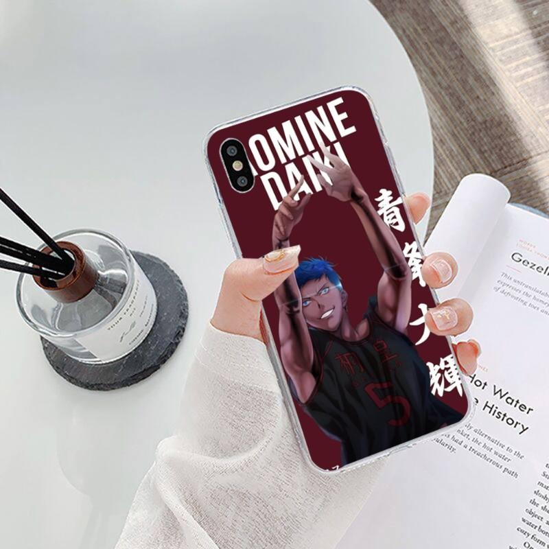 Daiki Aomine Kuroko Phone Case For IPhone 14 13 12 11 XS X 8 7 6 Plus Mini Pro Max SE 2022 Soft Transparent Phone Cover