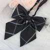 Jk Japanese Plaid Korean Version Of Collar Flower Graduate Female Collar Flower College Wind Streamer Jk Bow Shirt Accessories Sailor Suit