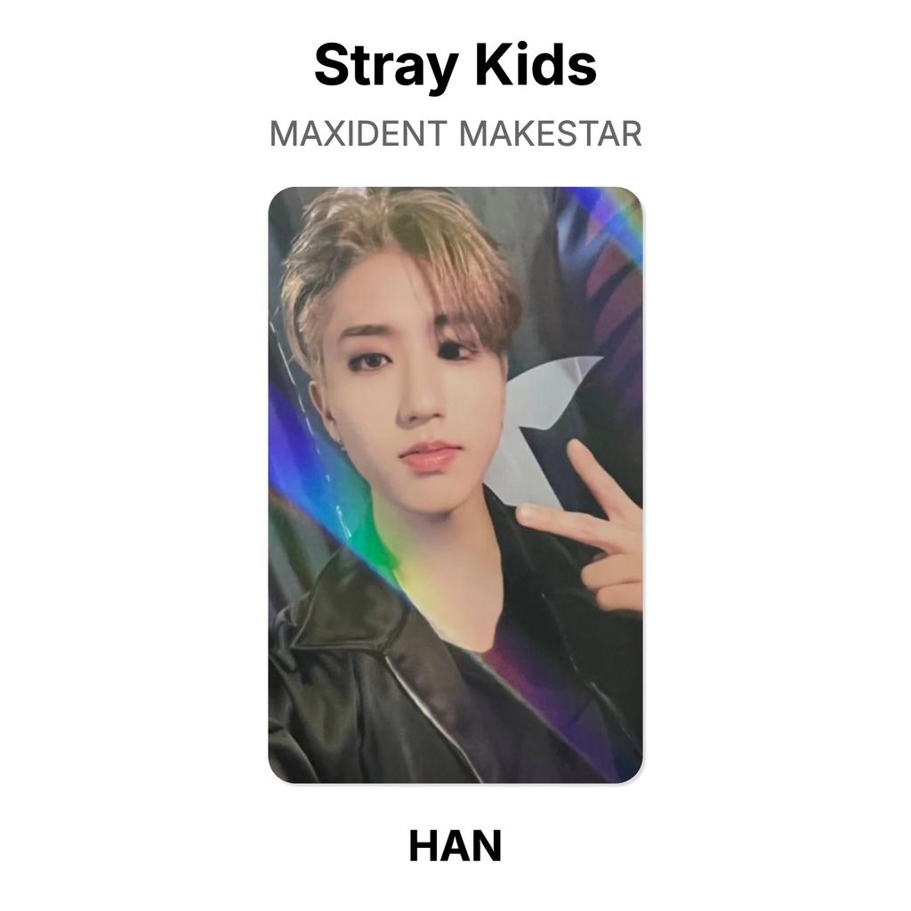 Stray Kids MAXIDENT MAKESTAR Official Photocard