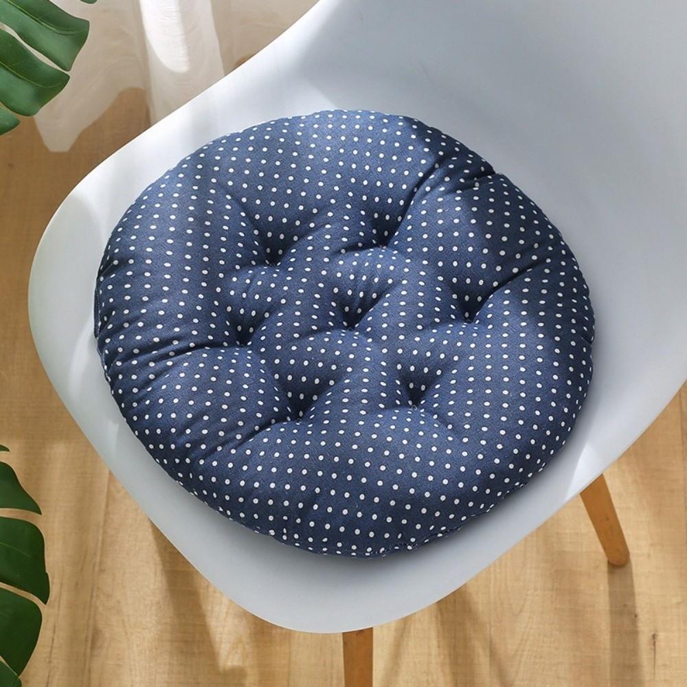Thick Round Chair Cushion 30×30cm Fabric Seat Cushion Soft Seat Pad Dining Chair