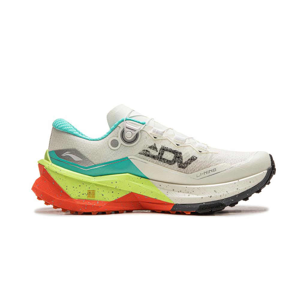 Li Ning Lu 3 Pro Comfortable Versatile Fashion Breathable Reflective Rebound Low-Top Casual Running Shoes Unisex Sneaker White ARNW001-4