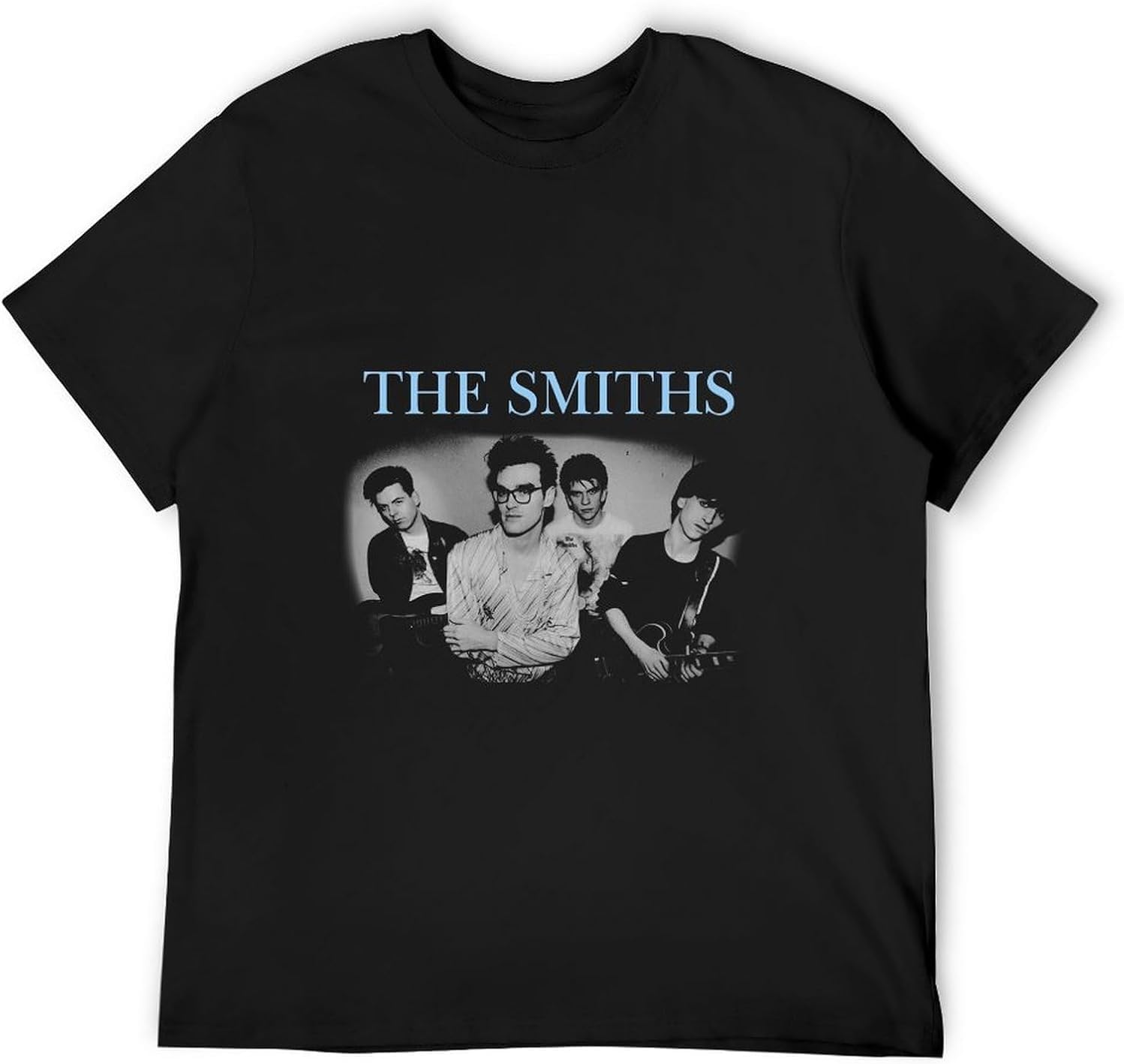 The Smiths Vintage Mens T-Shirt The Smiths Music Band Black Shirt Black S чёрный