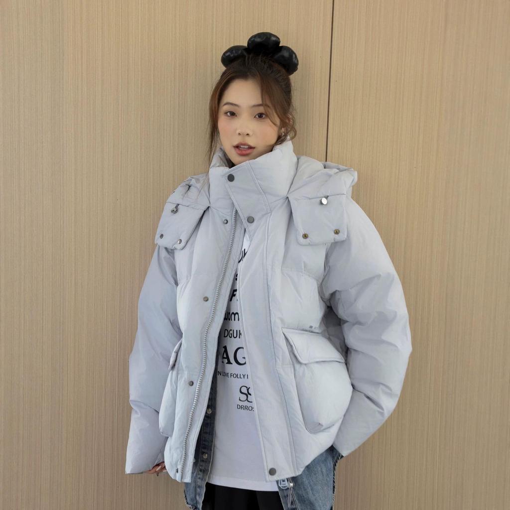 Stylish Korean Winter Down Jacket for Older Girls: Thick, Warm, Versatile