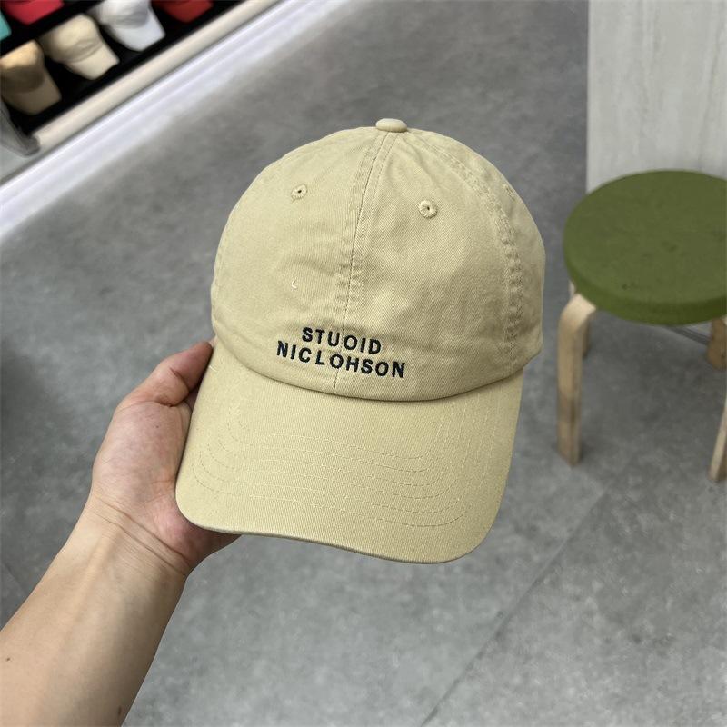Peaked Cap Unisex New Spring and Autumn Summer Deep Top Showing Face Small Sunscreen Sunshade Wide Brim Baseball Hat