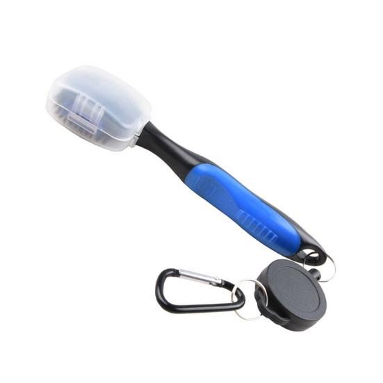 Double-sided Golf Club Wire Bristles Grooves Cleaner Cleaner Brush Nylon Golf Club Club синий