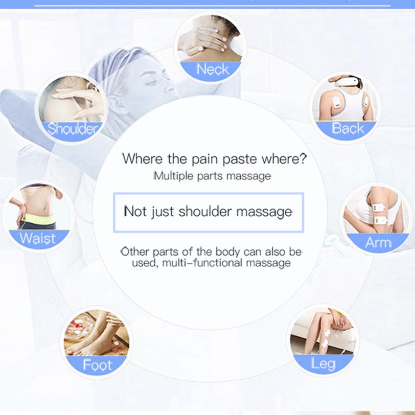 HOMZY Healthy Care Full Body Tens Acupuncture Electric Therapy Massager Meridian Physiotherapy Massager