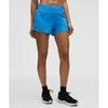 Lululemon Hotty Hot High Rise Lined Short 4  Cornflower