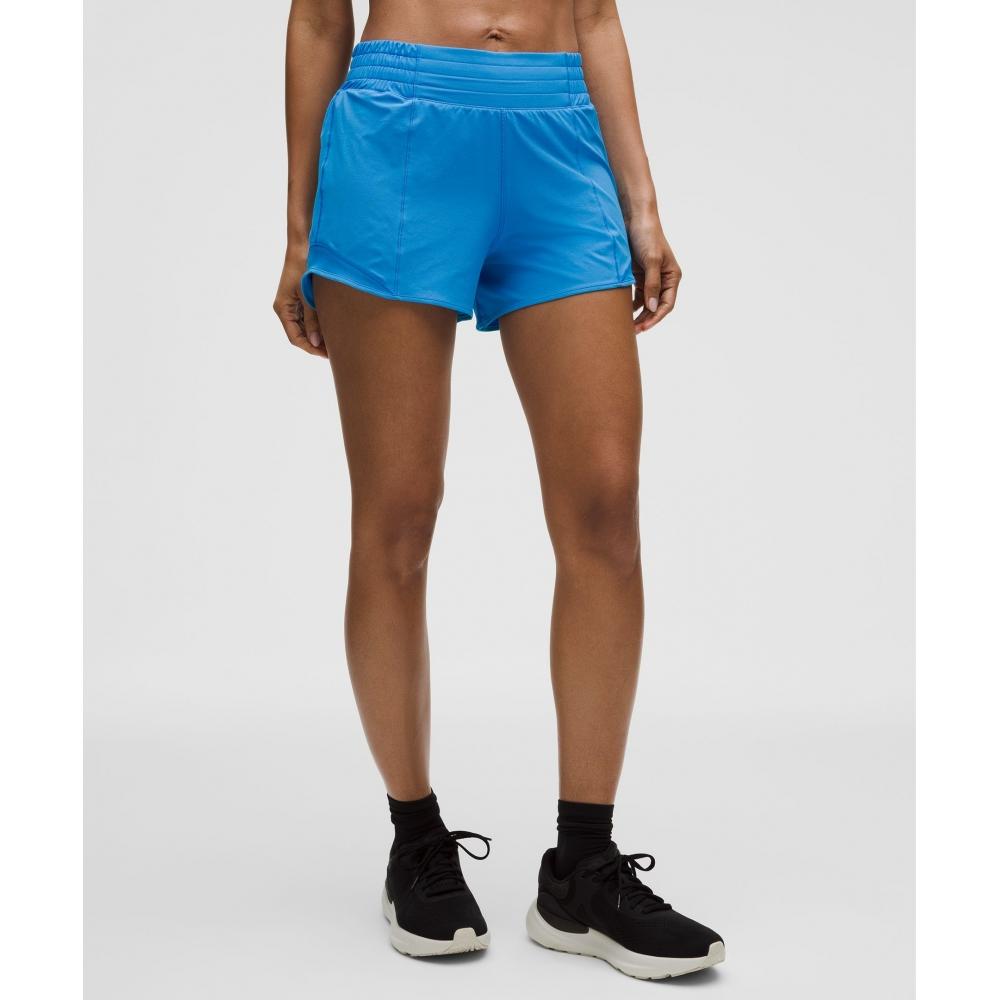 Lululemon Hotty Hot High Rise Lined Short 4  Cornflower