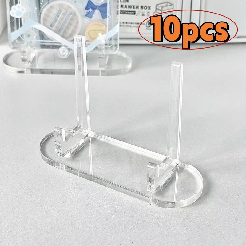 

Acrylic Transparent Multi-purpose Display Stand Business Card Holder Badge Display Stand Commemorative Coin Holder Desk Office
