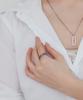 Blancier Liangcro Bl267R1280 Chain Open Ring Women'S Ring