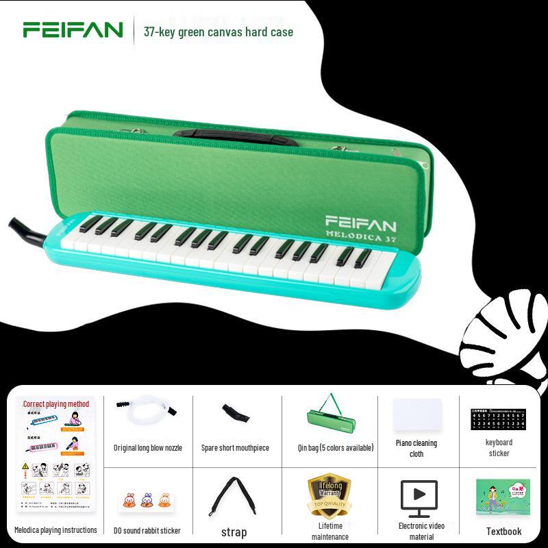 Flyfan 37-Key Melodica with Case - Teacher Recommended for Elementary Music Classes