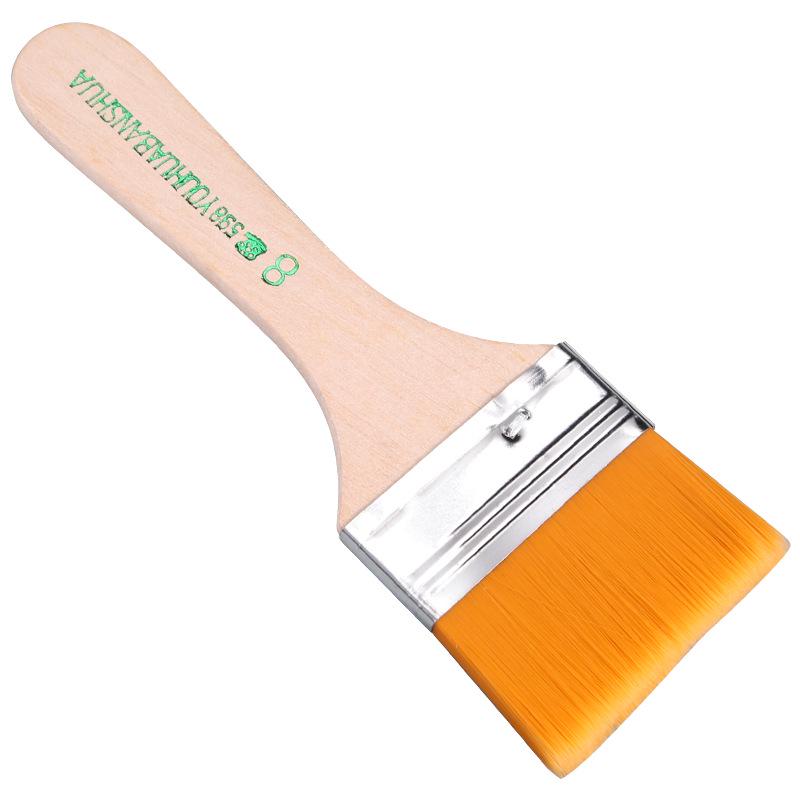 Nylon Soft Bristle Industrial Paint & Art Brush - Small BBQ & Lab Use
