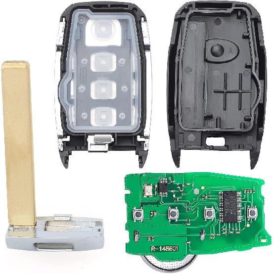 Car Smart Key Fob Keyless Entry Remote Control Replacement for Kia NIRO 2017 2018 2019 433MHz ID47Chip(FCC ID:TQ8-FOB-4F08 P/N:95440-G5000) 4 Buttons