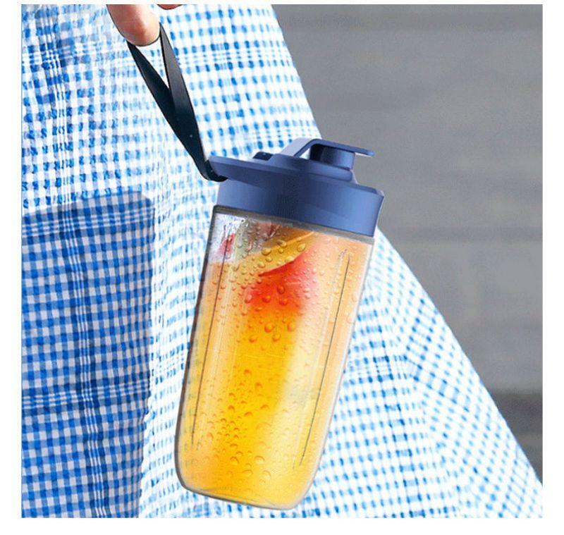 Spremiagrumi elettrico portatile da 400 ml 6 lame Tazza di succo di frutta USB ricaricabile automatico piccolo spremiagrumi frullatore macchina robot da cucina