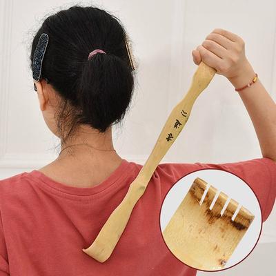 Wooden Bamboo Massage Board Back Scratcher Massage Stick Scratching Backscratcher Back Roller Stick