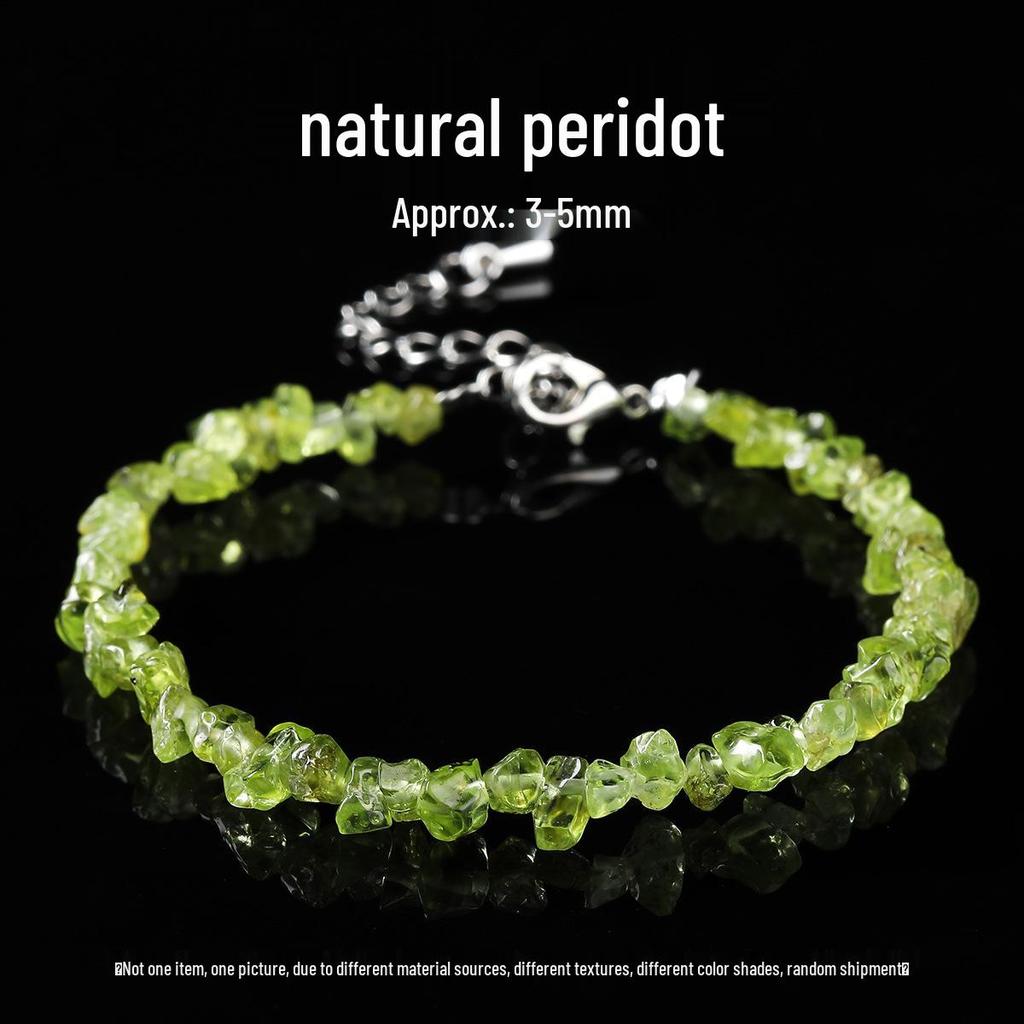 Pulsera Elástica de Chips de Ágata de Siete Colores de Jingdong
