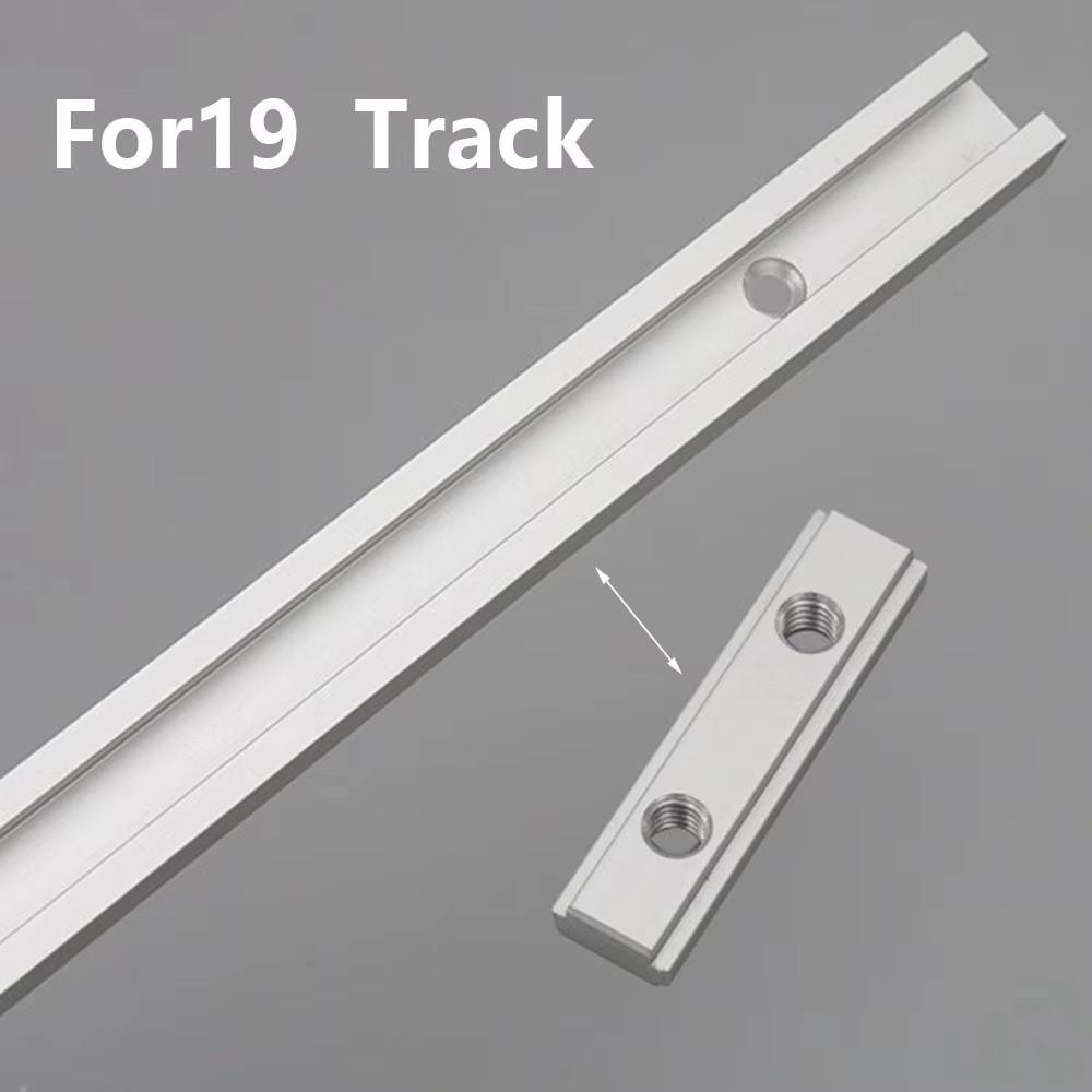 19 T-Slot T-Slot Guide Rail M6 Double Groove Slider Track Slot Miter Track Jig DIY Workbench