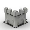 Medieval City Block Building Set - Interlocking Tower and Wall Scene Assembly