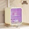 Desktop Cup Holder & Dustproof Storage Shelf