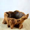Irregular Tree Stump Shape Imitation Wood Flowerpot Cement Pile Log Planter  Gardening