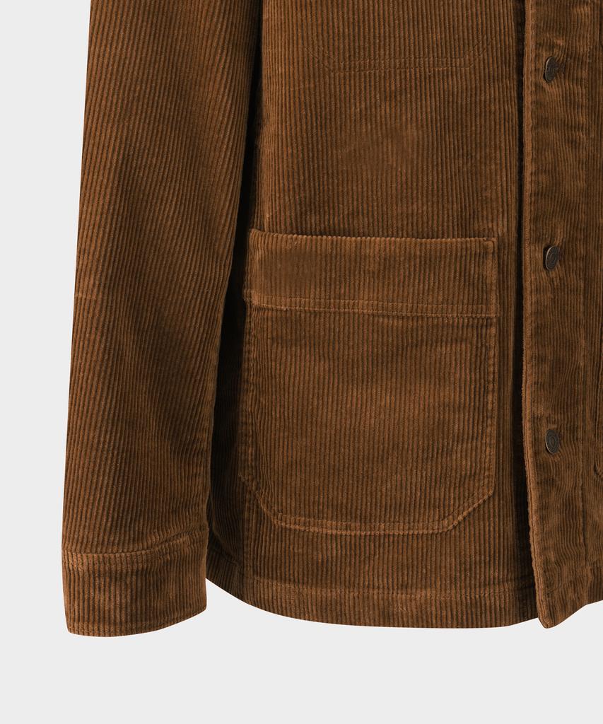 Brooks Brothers Corduroy Chore Jacket (Brown) (Bbotmbf303)