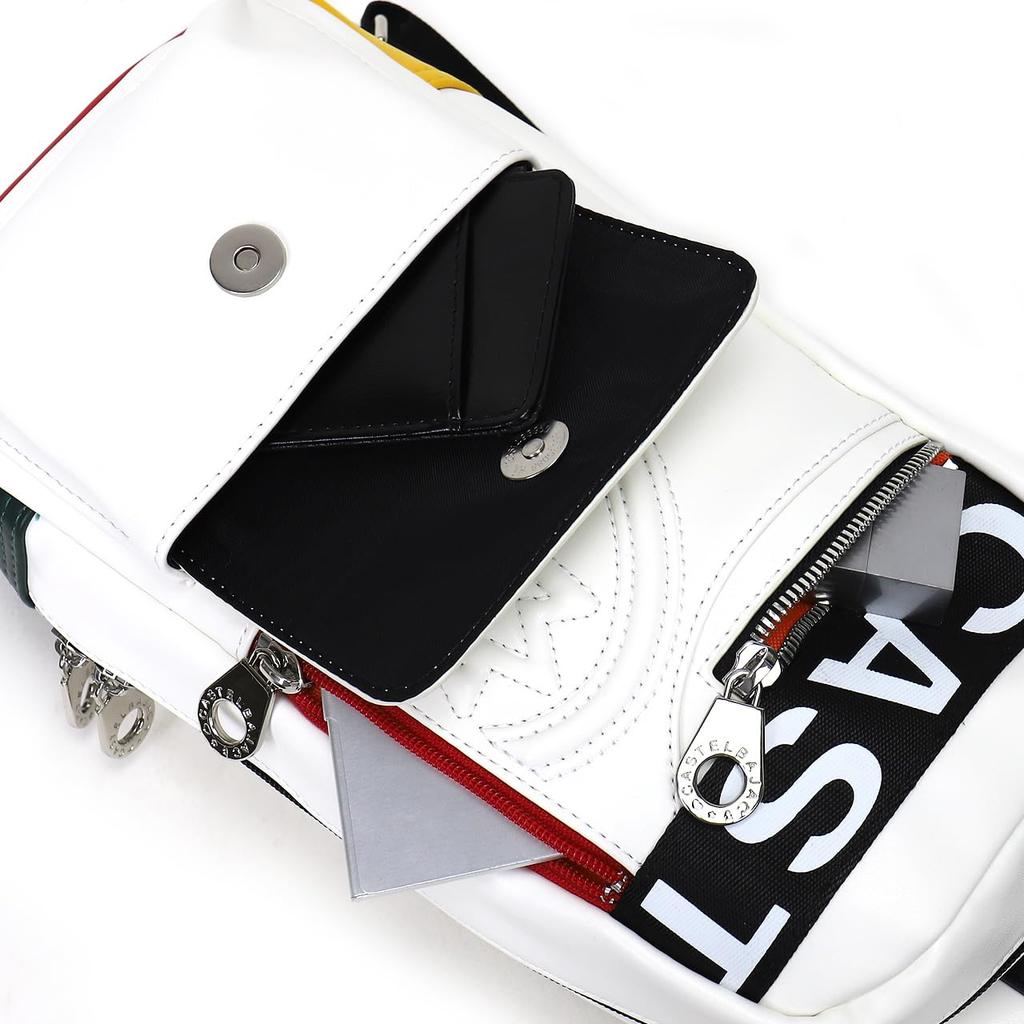 Castelbajac Men's and Women's Dalton 026932 One-Shoulder Bag (White)