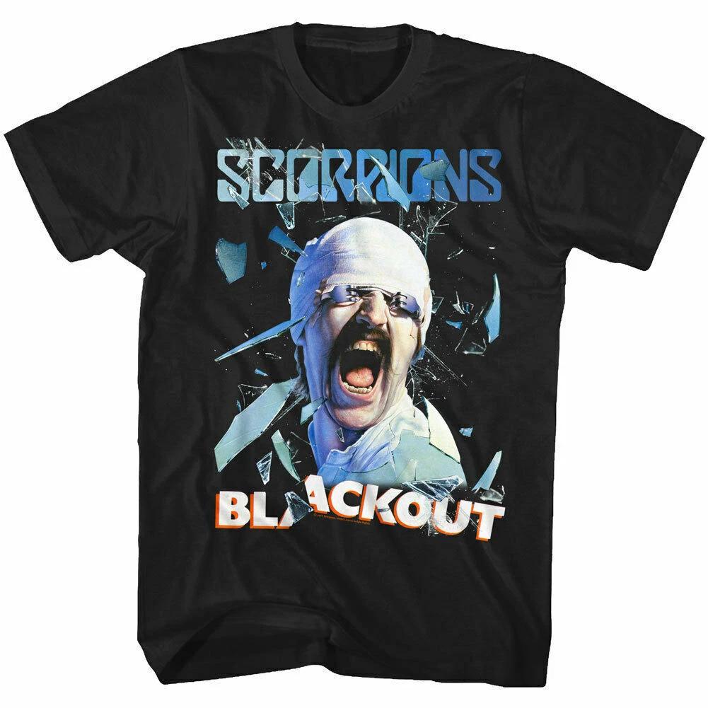 Scorpions Blackout Album T-Shirt Cotton Unisex Allsizes For Music Fan S