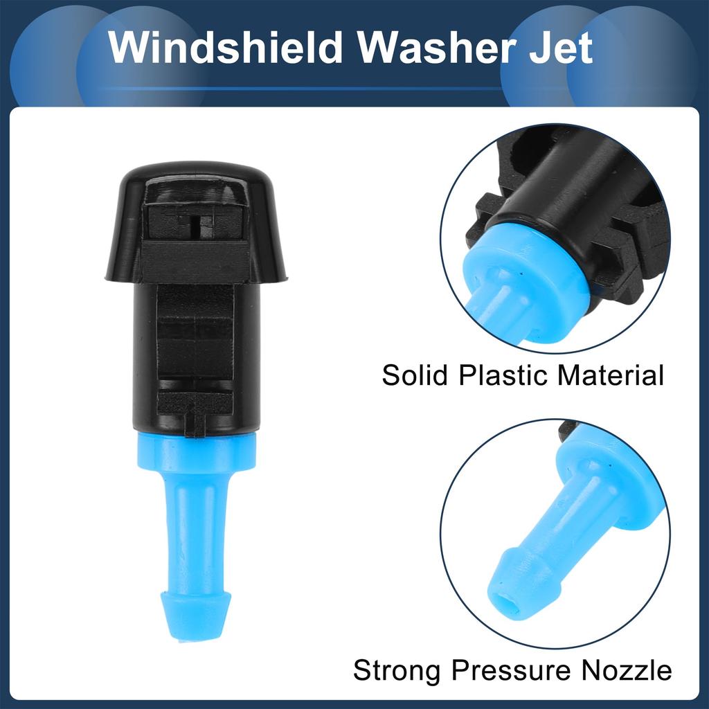 INFINAUTO Washer Nozzle Front Windshield with 2 Gaskets and 1.2m