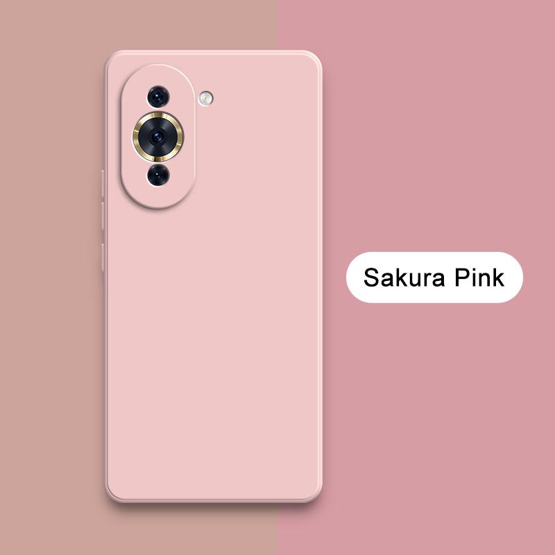 Luxury Square Liquid Silicone Case for Huawei Nova 10 Pro SE 10Z Youth Camera Protective Back Cover Nova10 10Pro 10SE