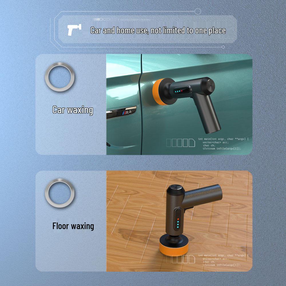 Polidora de Carro Portátil Sem Fio de Alta Potência: Ferramenta para Depilação com Cera, Reparo de Arranhões e Proteção de Pintura