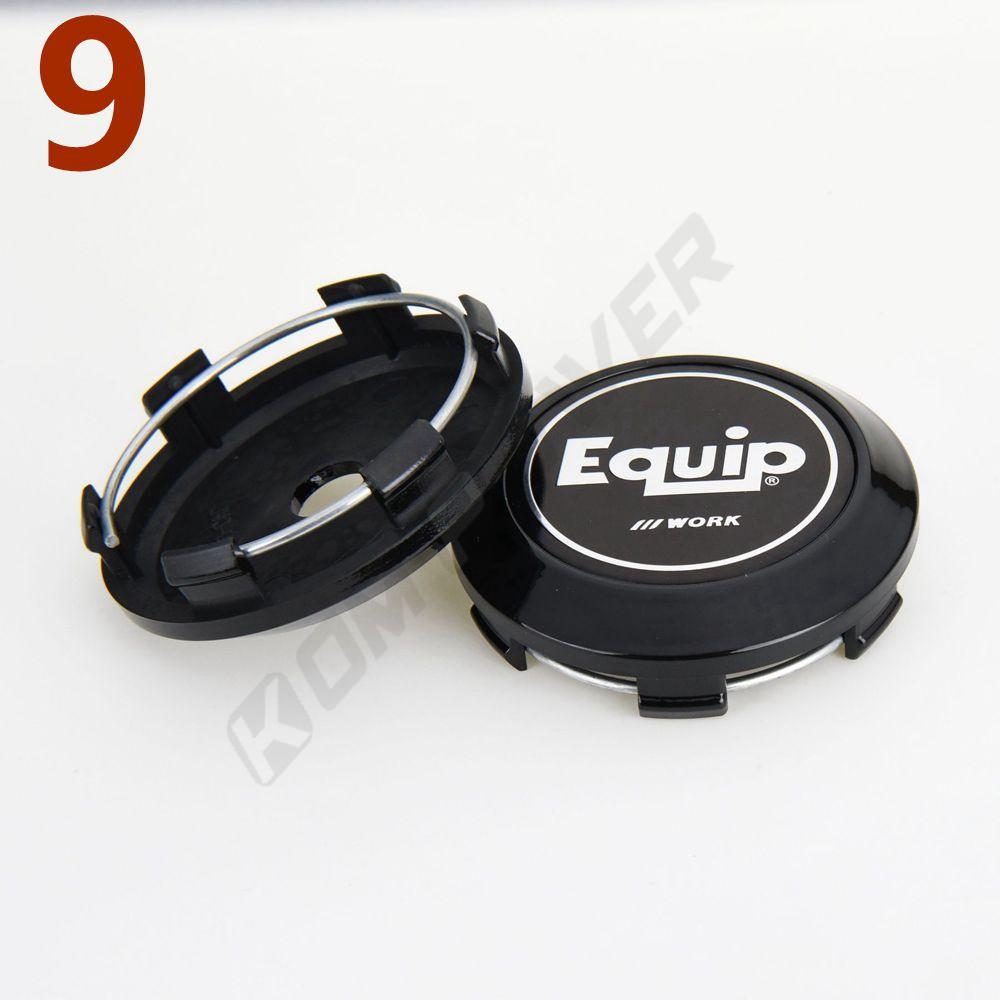 4PCS OD 68MM / ID 64MM Center Rim Cap WORK EMOTION EQUIP MEISTER VS Emblem Wheel Cover Cap Wheel Hub Cap