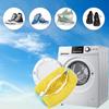Yellow Shoe Washing Machine Bag Laundry Bag with Zipper Closure Soft Chenille Lining Fluffy Padding Casual Footwear Laundry Bags