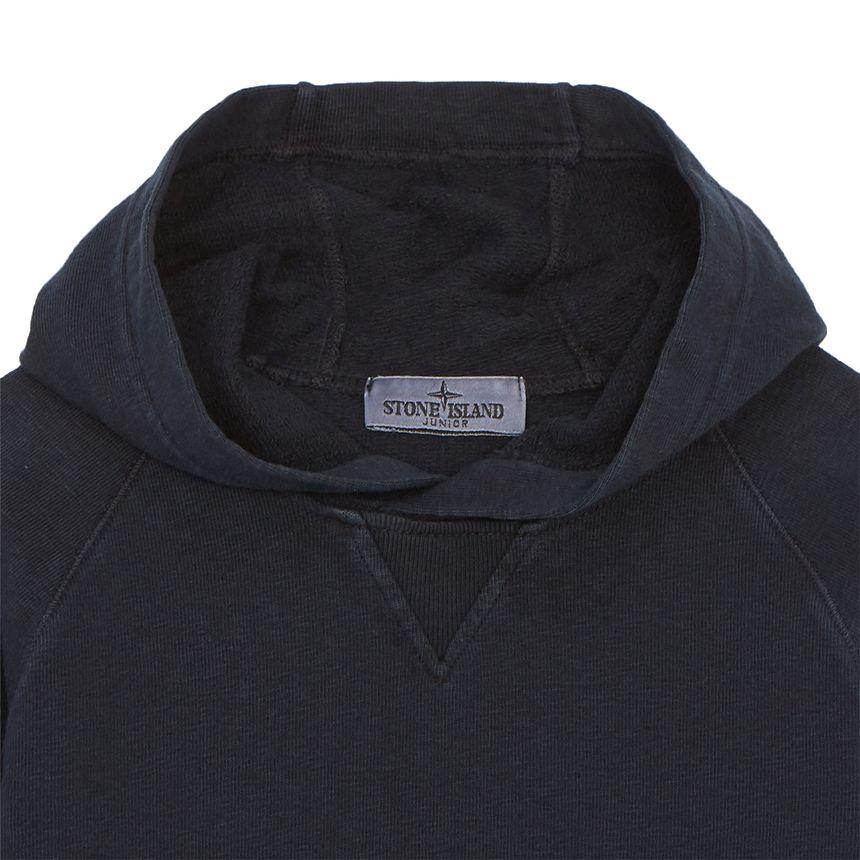 Stone Island Hoodie With Logo Patch Kids tops Black 781660441-V0120