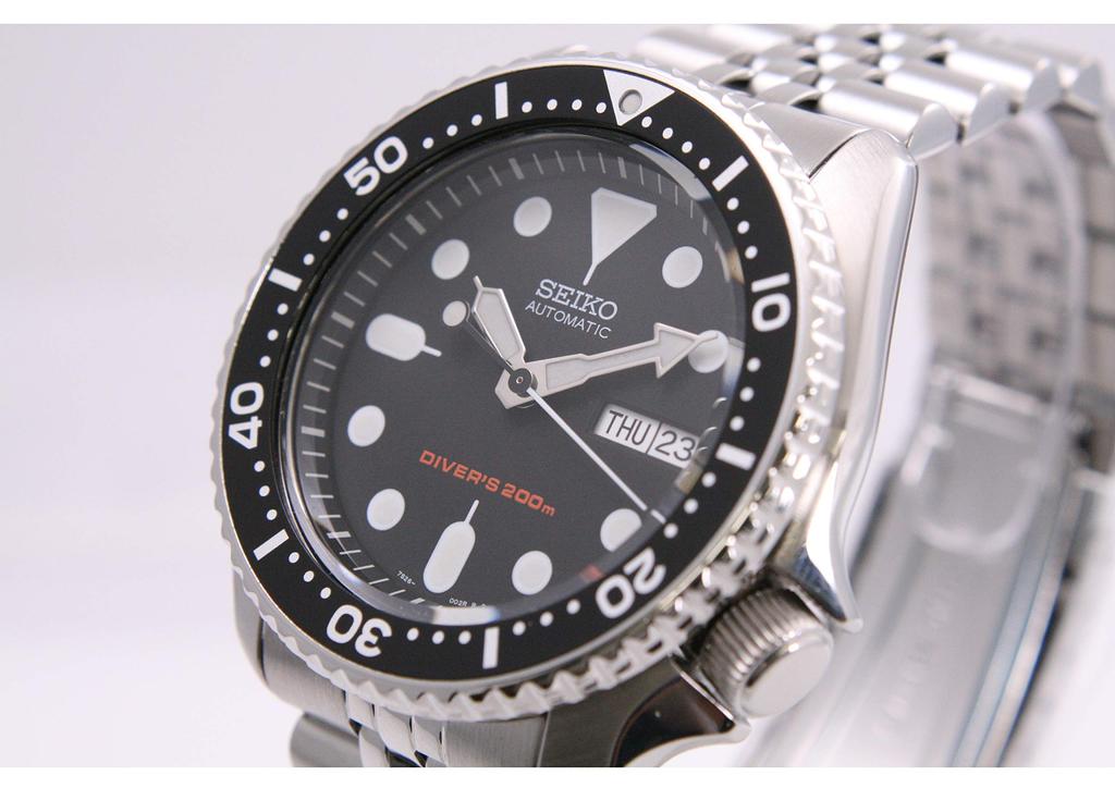 SEIKO Black Boy Watch Men's SKX007K2