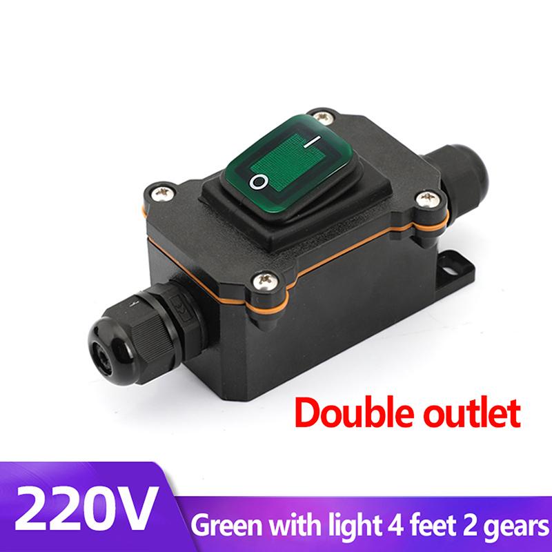 Waterproof Inline Switch Ip67 Waterproof Inline Switch 12-24V/220V Dc 25A High Current Power Waterproof Switch