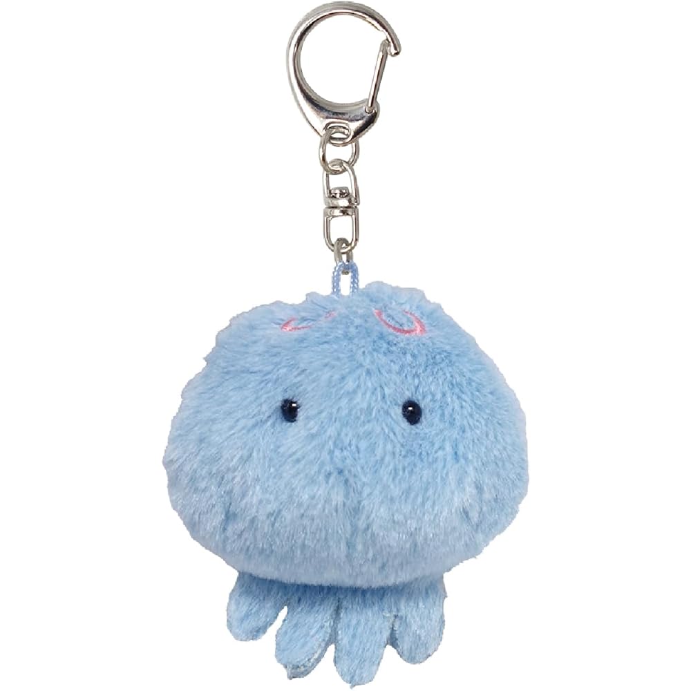 Naito Design Institute Pochamaru Jellyfish Keychain Cute Marine Life Accessory