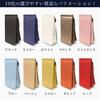 Card Case ID Card Holder with Cosmetic Box Pass holder Ladies Pass holder Long Wallet Wallet Shrink Leather Beige BE [unifiss] Women's Men's
