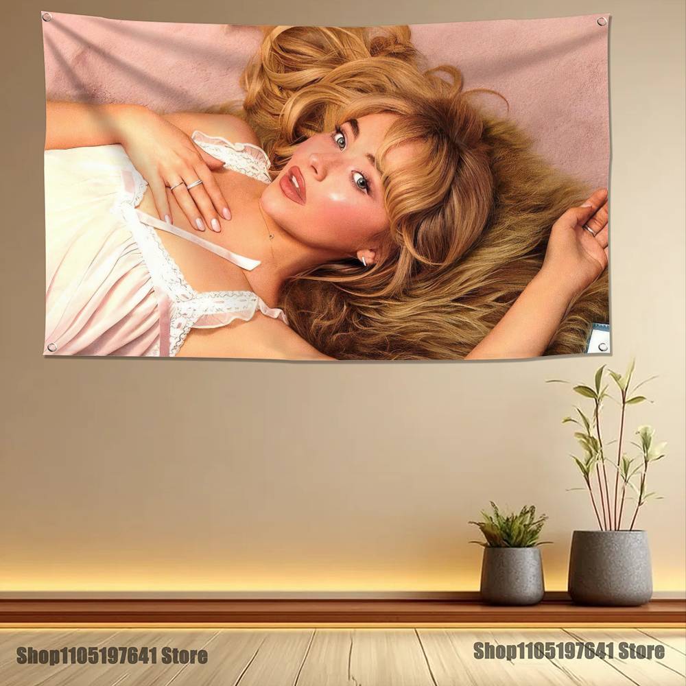 Singer SSabrina Carpenters Flag Tapestry Banner For Bedroom Outdoor Living Room Restaurant Bar Wall Decor Party